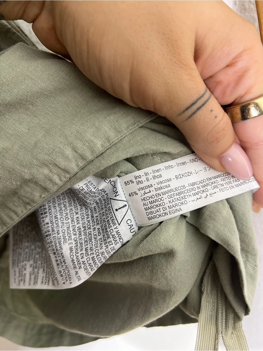 Zara sage green